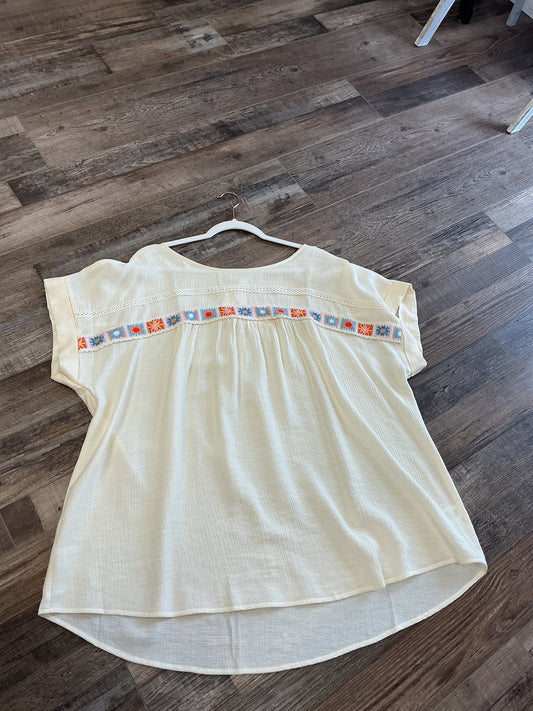 Sunburst Stitch Blouse
