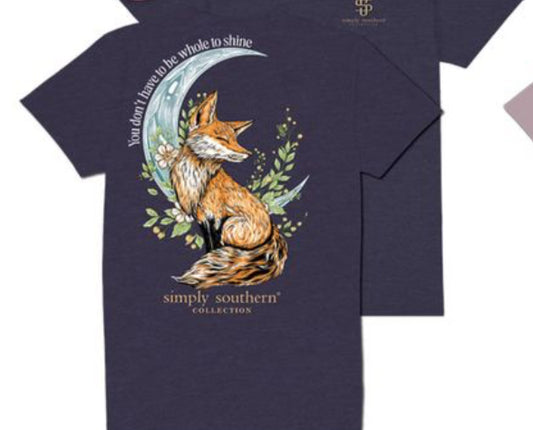 You don’t have to be whole to shine-Simply Southern Short Sleeve
