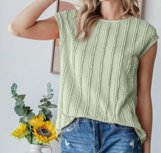 Stylish Sage Top